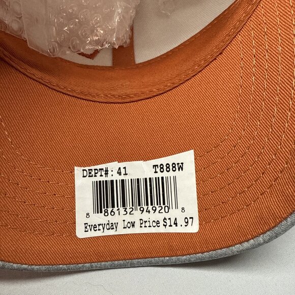 NWT University of Texas At Austin Orange Bedazzled Snapback Womens Baseball Cap - Picture 8 of 11